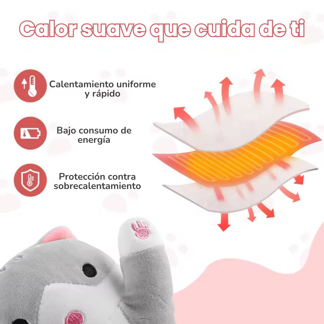 Gatito calefactable